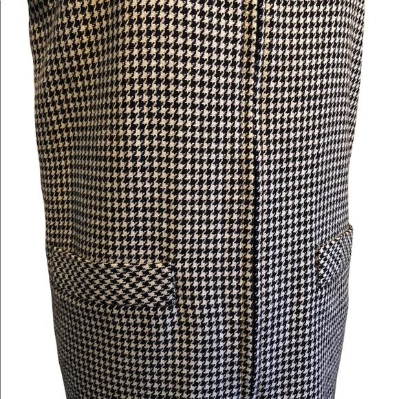 Sag Harbor Black & White Houndstooth Dress Size 4P - Picture 12 of 16